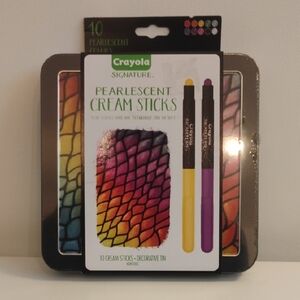 Crayola Pearlescent Cream Sticks Set- New